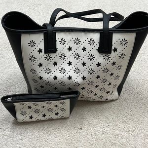 Vera Bradley Leather Tote - LIMITED EDITION